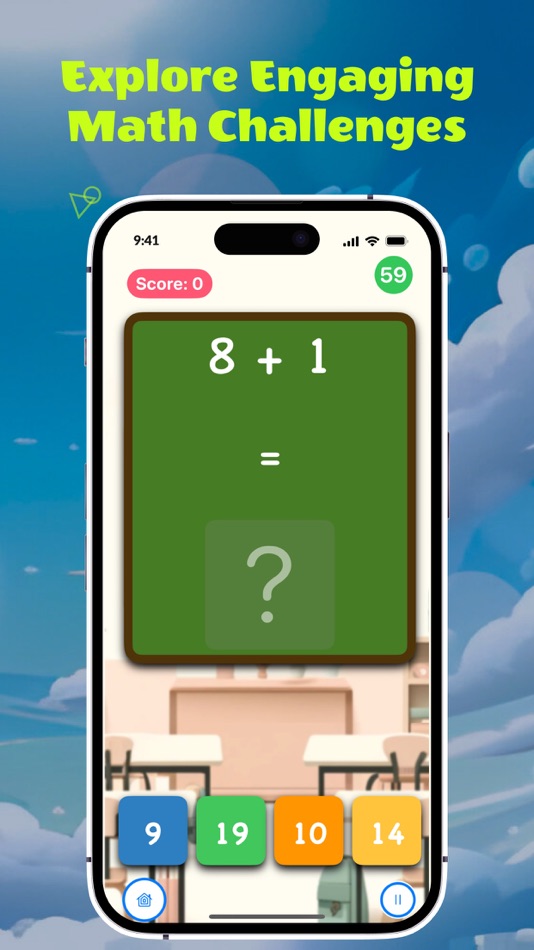 #6. Mental Math Learning Games App (iOS) Podle: D App Online Ltd