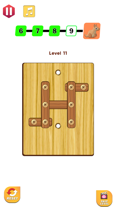 Wood Nuts & Bolts Puzzle 3D Screenshot