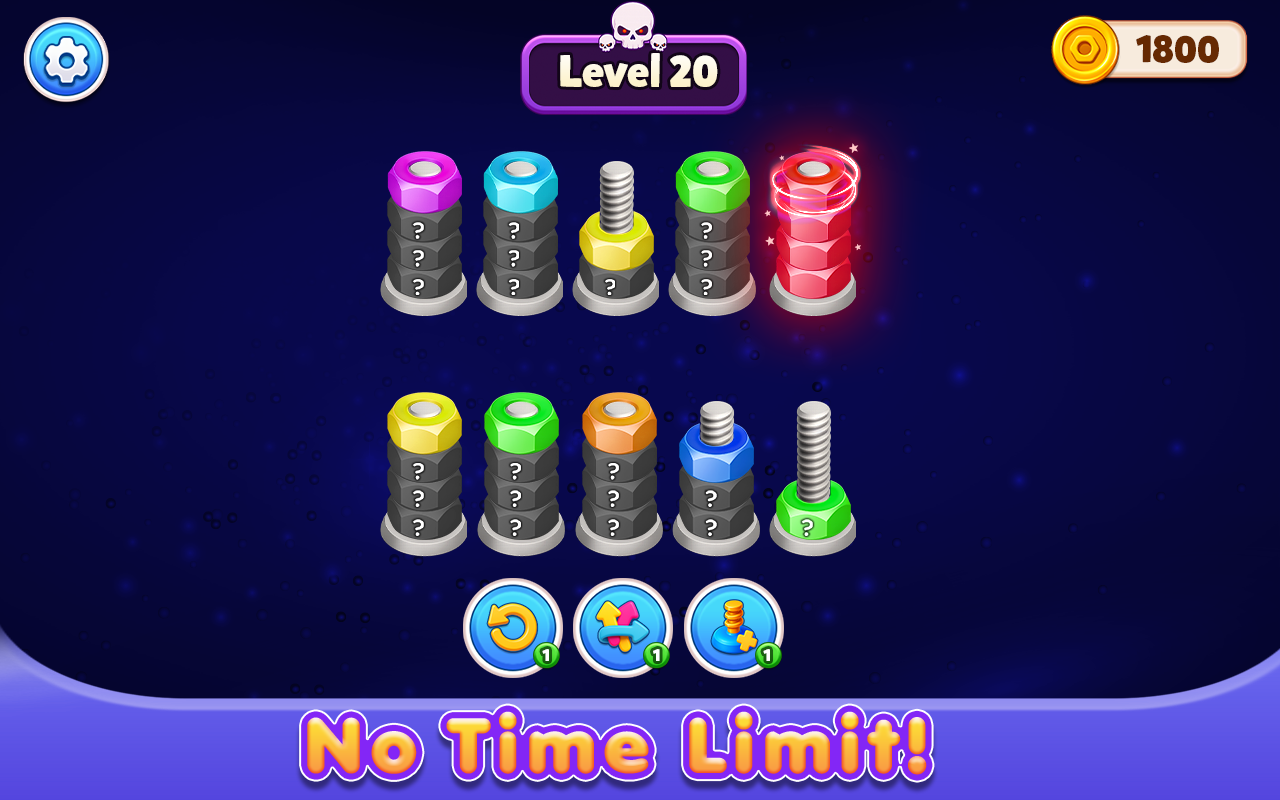 Nut Sort 3D: Color Match screenshot 19