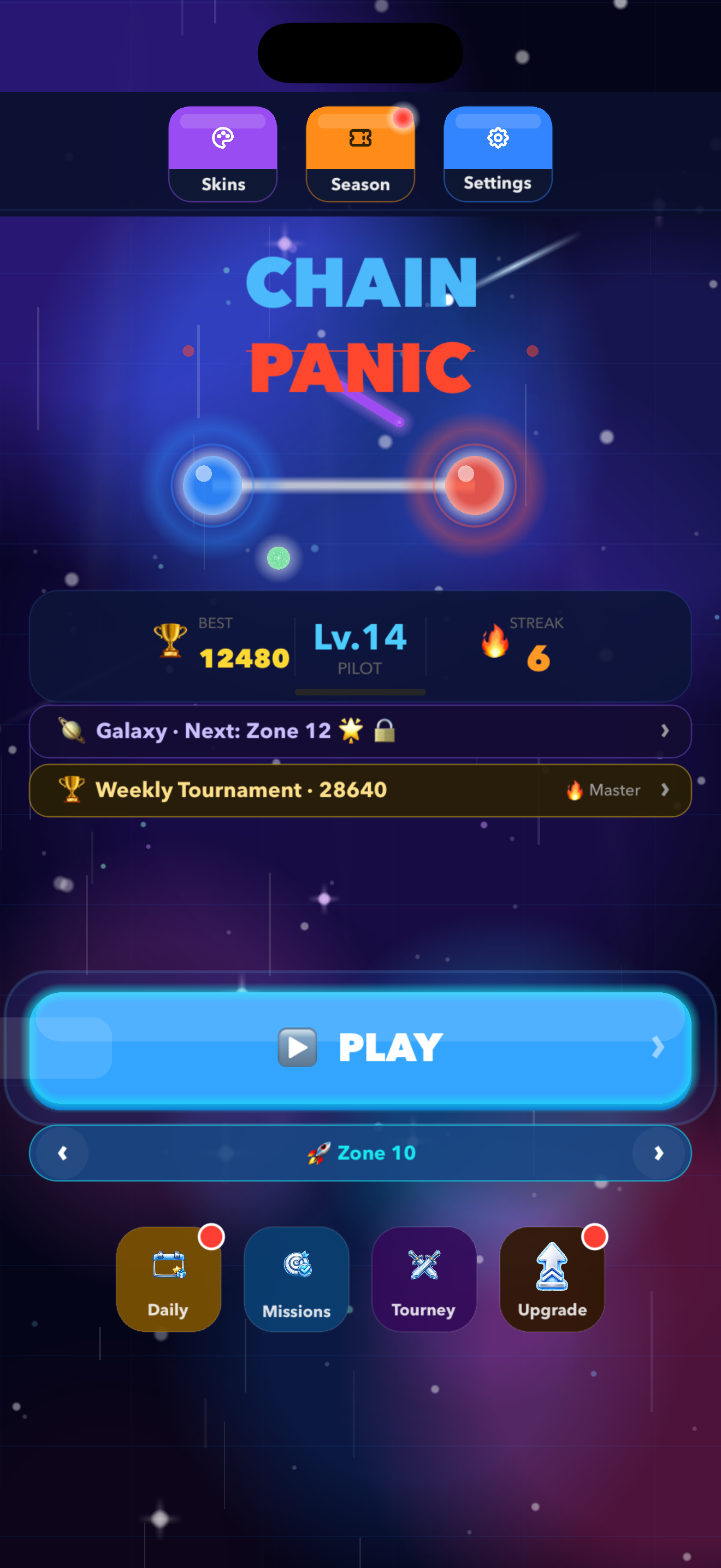 Chain Panic: Space Arcade screenshot 3