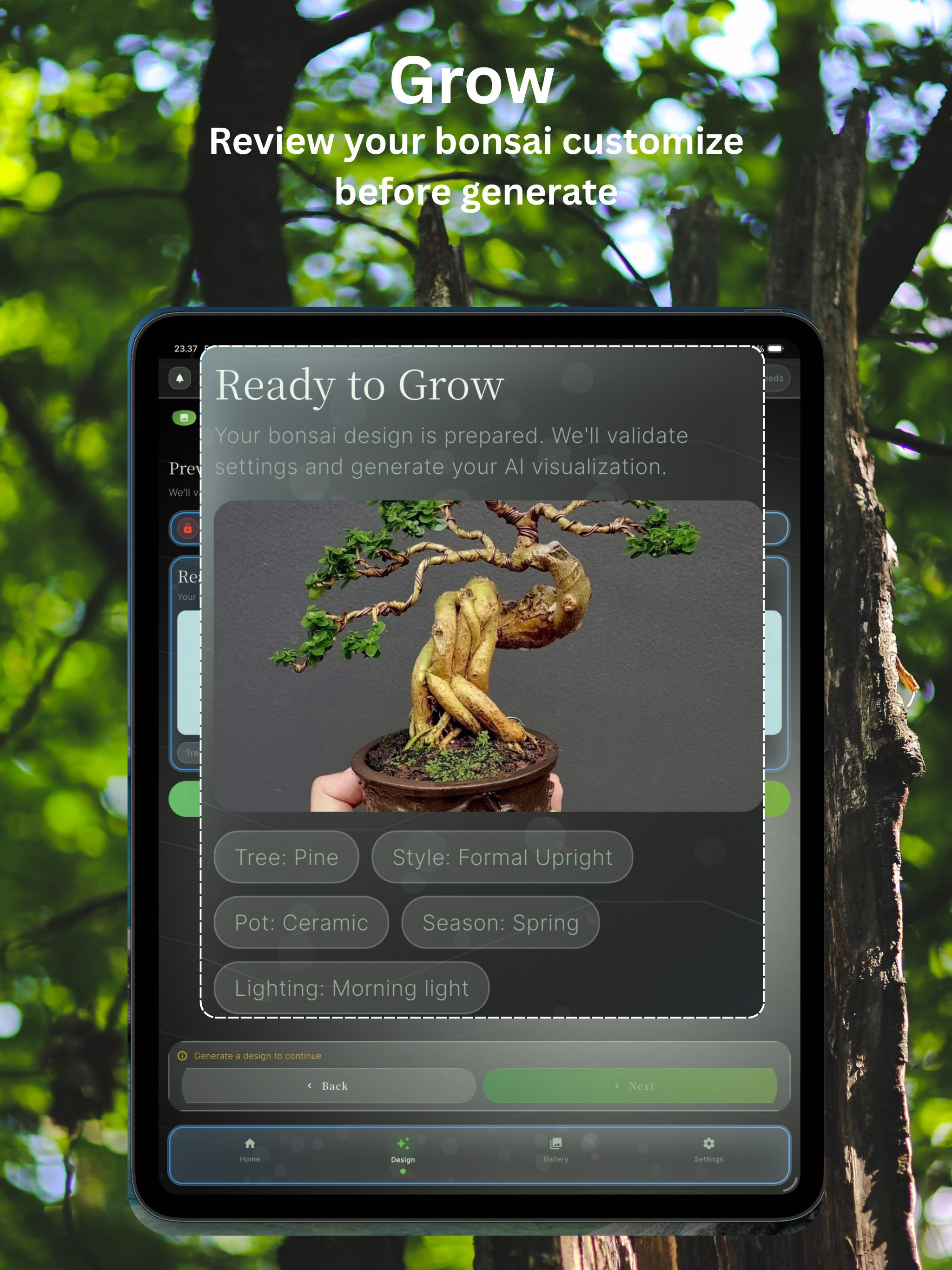 Bonsai AI Redesign screenshot 6