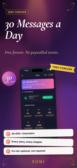 Xomi - Interactive Stories Screenshot 7 of 7