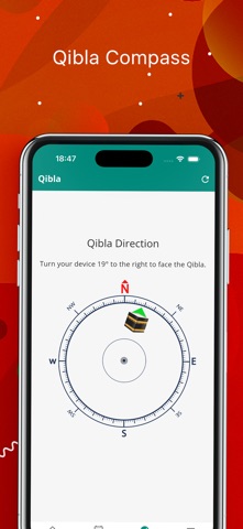Prayer Times & Qibla Compass ! Screenshot 4 of 5