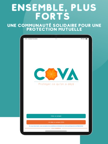 Cova iPad screenshot