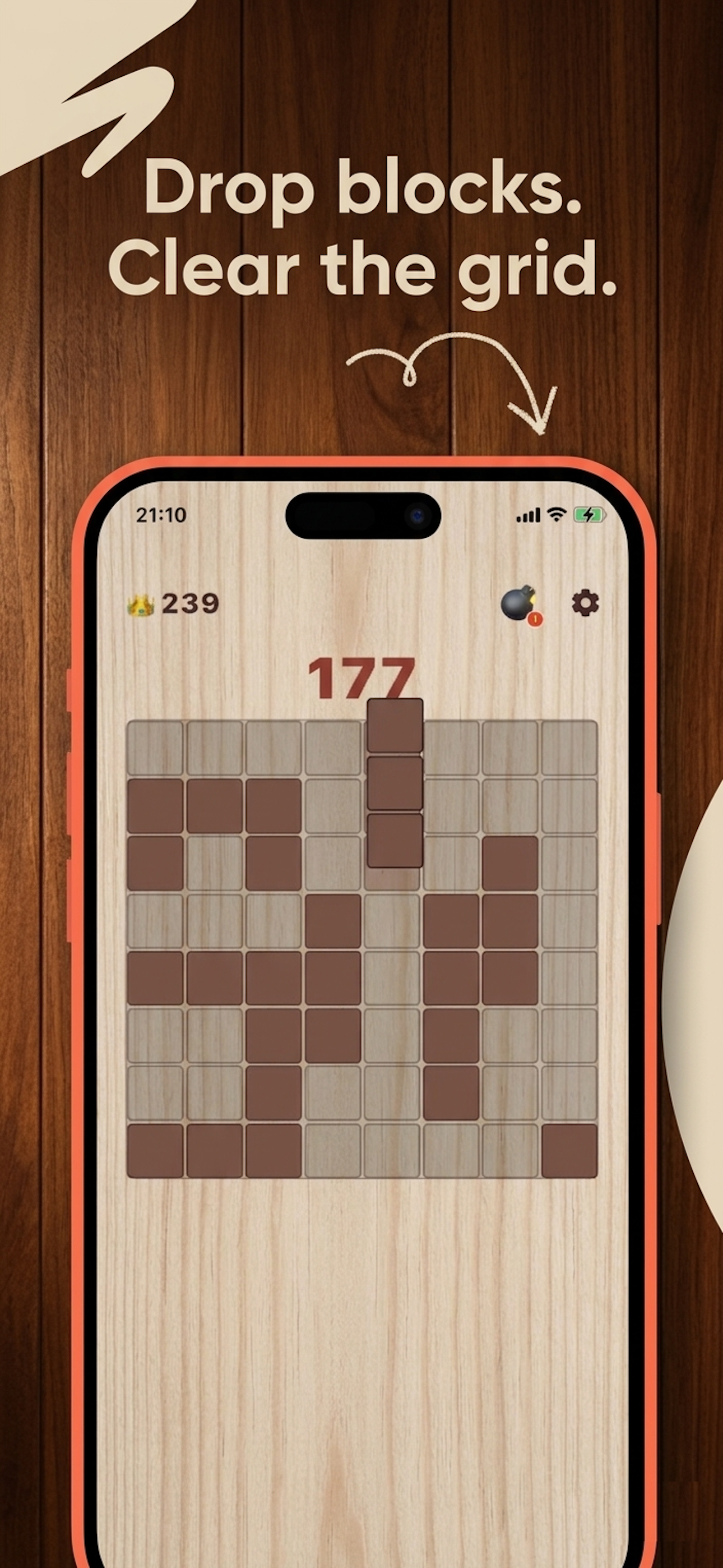 Wood Block Puzzle: Sudoku Grid screenshot 4