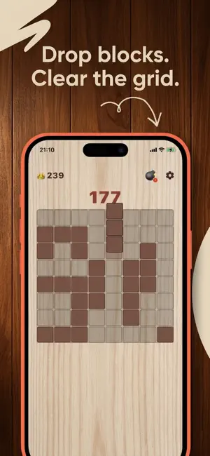 Wood Block Puzzle: Sudoku Grid screenshot 2