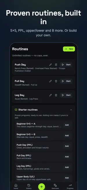 RackRecord: Gym Workout Log screenshot 4