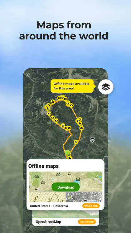 Screenshot 6 di 6 di Wikiloc - Trails of the World