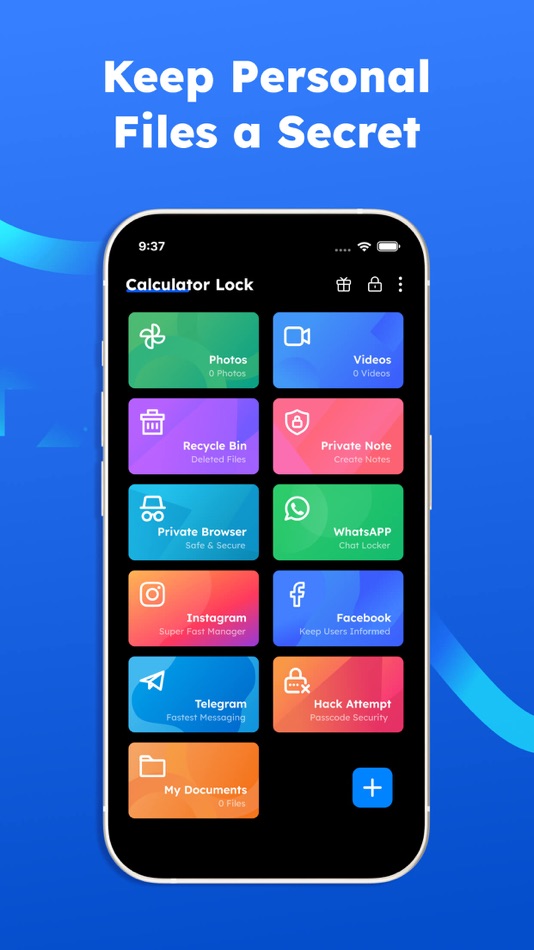 #3. Calculator Lock - Hide Photos (iOS) Podle: Yash Baraiya