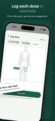 Glooba: GLP-1 Tracker Screenshot 4 of 8