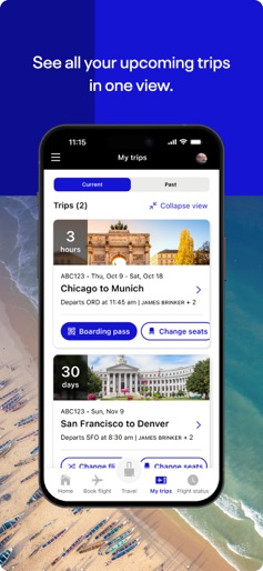 United Airlines screenshot 6