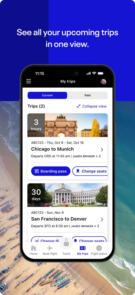 United Airlines - Centralized Trip Management