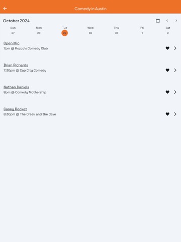 Austin Comedy ipad screenshot 3