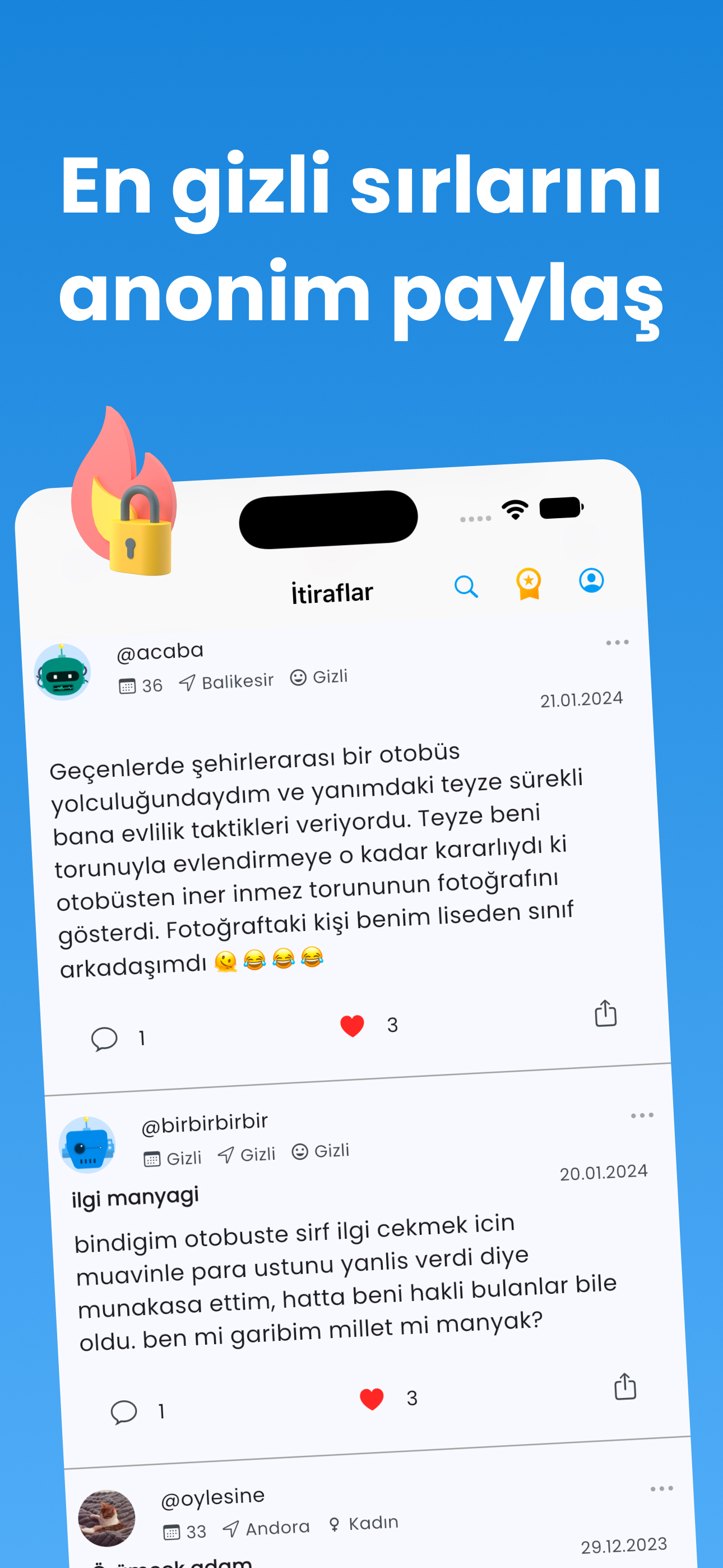 İtirafım: Anonim İtiraf screenshot 2