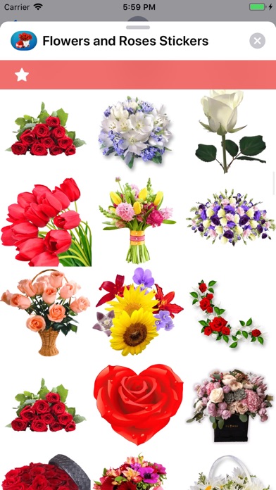 Screenshot #3 pour Flowers and Roses Stickers