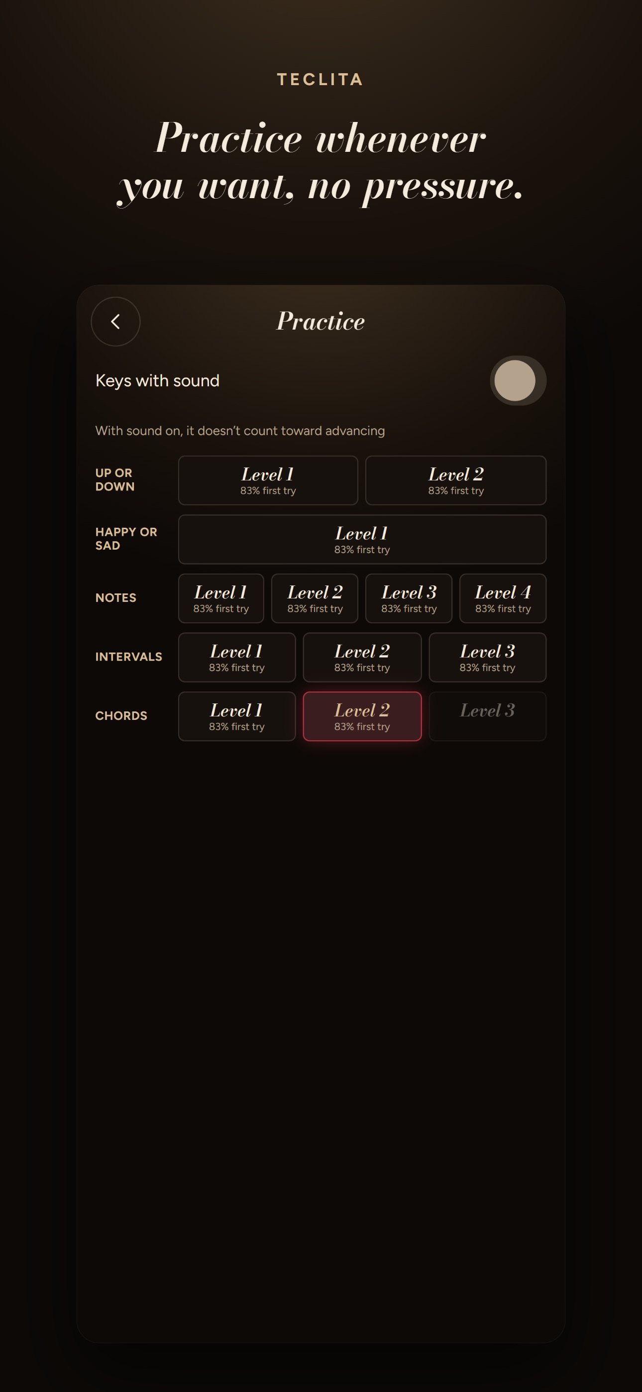Screenshot 4 of Teclita: Ear Trainer Game