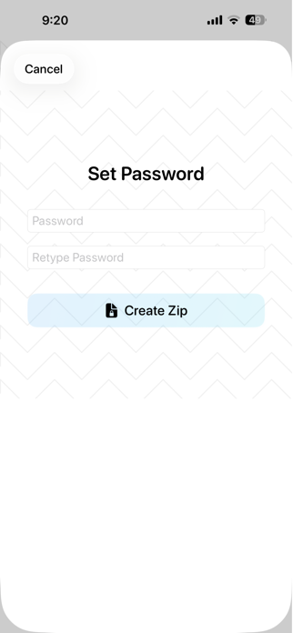 SharkZip - Zip with Password Screenshot 2 of 4