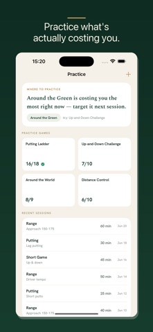 Scratch: Golf Strokes Gained Screenshot 5 of 6
