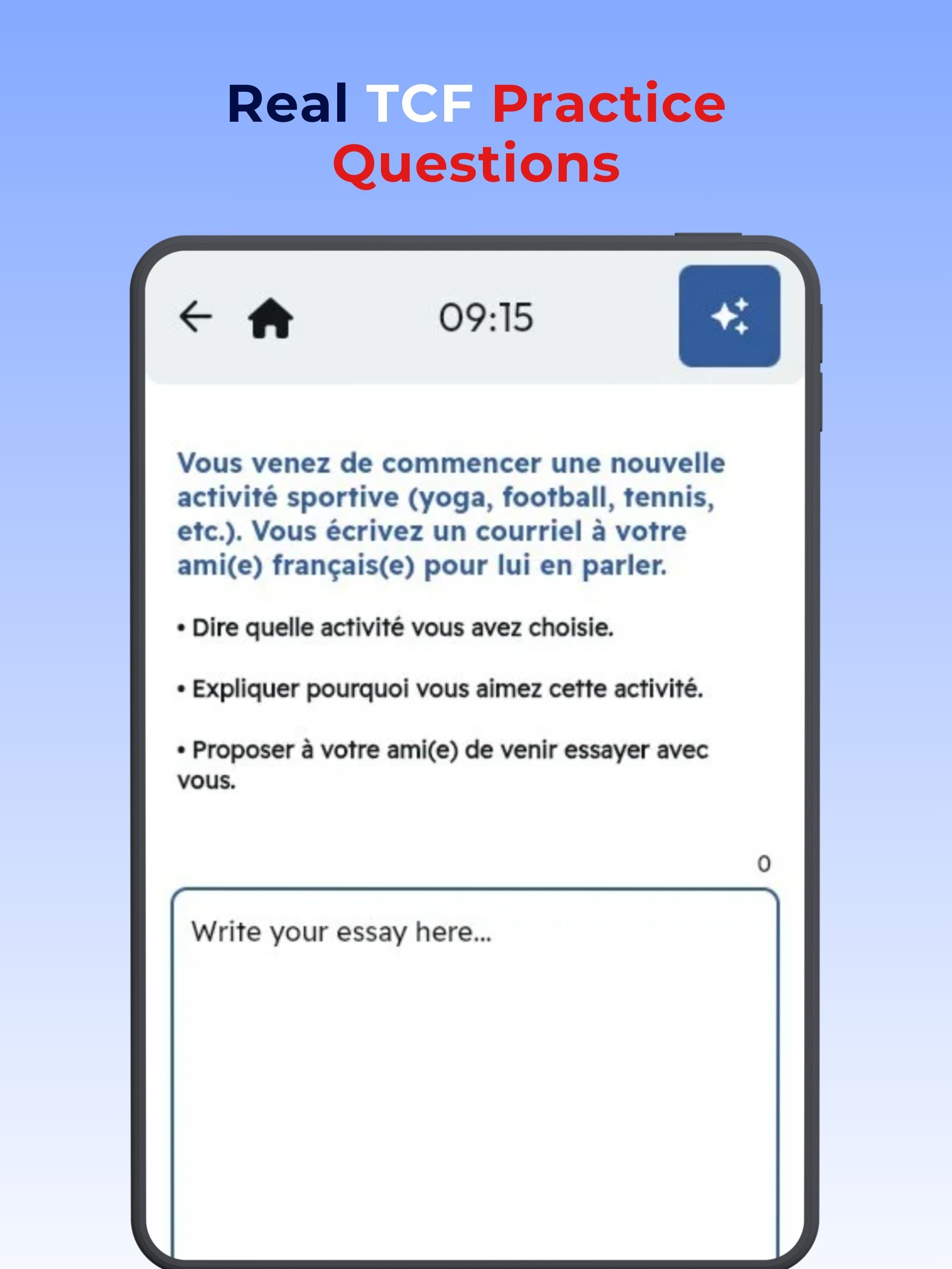 TCF Exam Hero