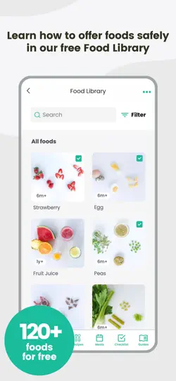 Captura de pantalla de BLW Meals: Starting Solids en iPhone 3