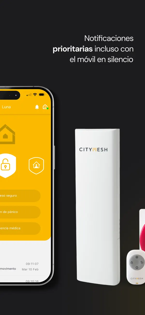 Screenshot #3 pour City Alarm - Citymesh App