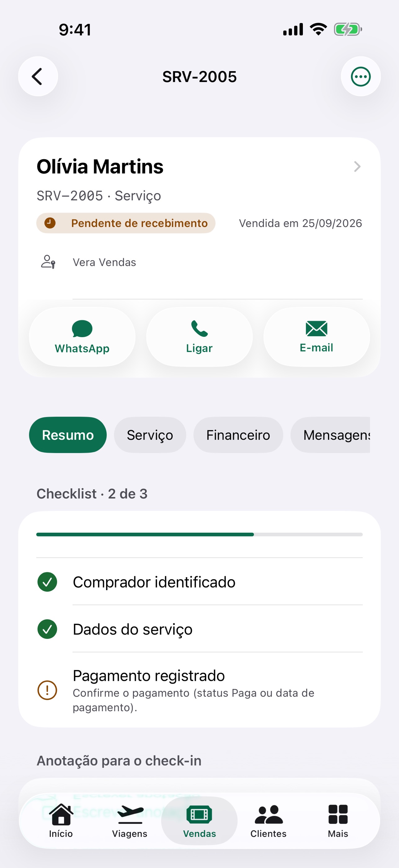 Screenshot 3 of VOA Sistema para Agências
