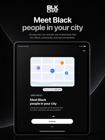 BLK Chat: Meet Black People iPad screenshot