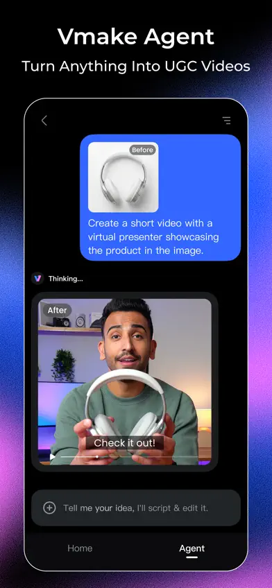 Vmake: UGC Video Editor screenshot 1
