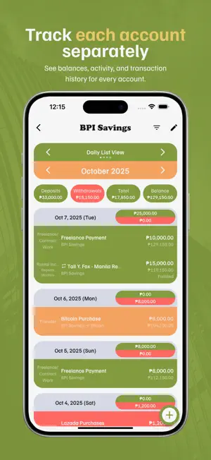 TallyFox: Smart Money Tracker screenshot 3
