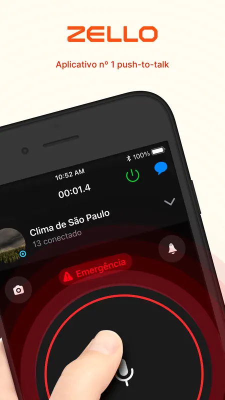 Zello Walkie Talkie screenshot 1 of 3