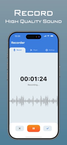 Screenshot 1 of Audacity - Record Audio App