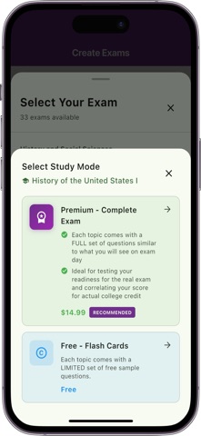 Official CLEP Exam Guide App Screenshot 2 of 10