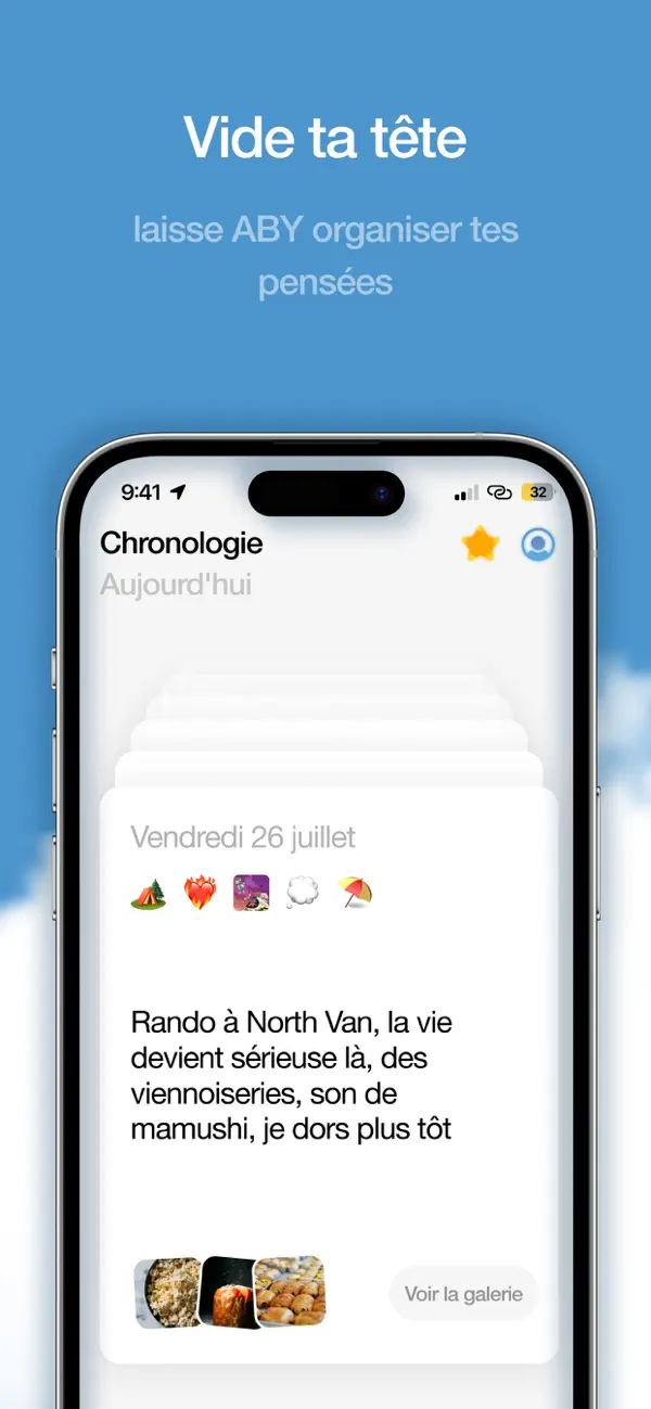 Screenshot #2 pour ABY – Journal IA & Humeur