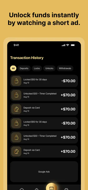 TimeVault Wallet screenshot 5 of 5