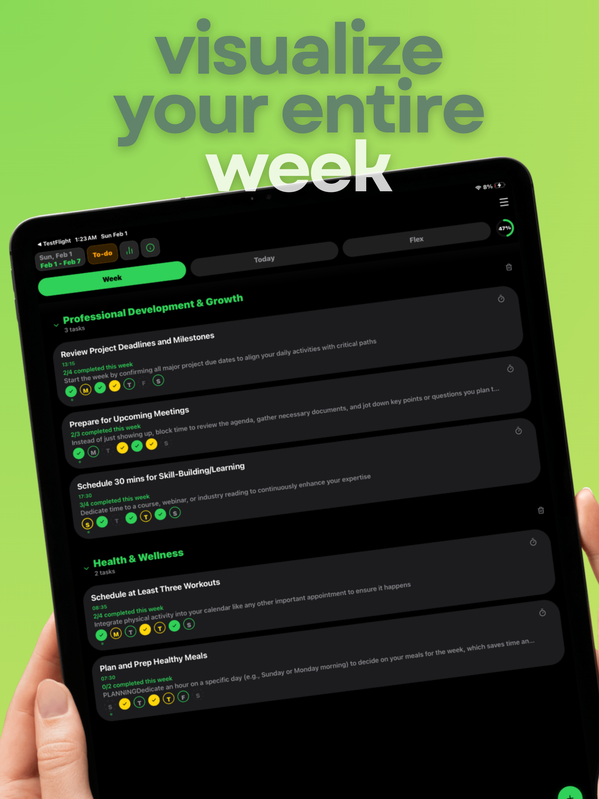 Weeklii screenshot 8