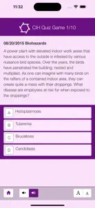 CIH Quiz Game App screenshot #3 for iPhone