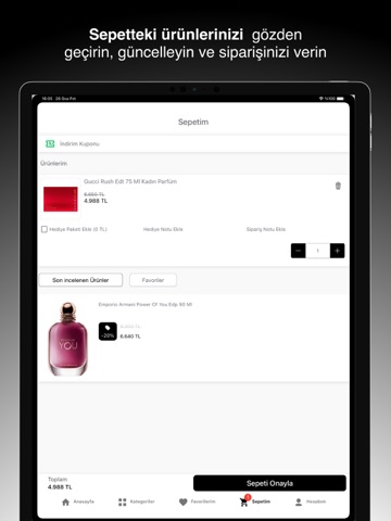 Perfume Point iPad screenshot