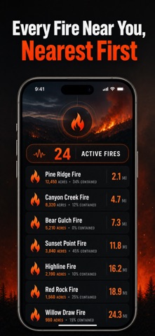Wildfire Tracker & Alert Map Screenshot 2 of 5