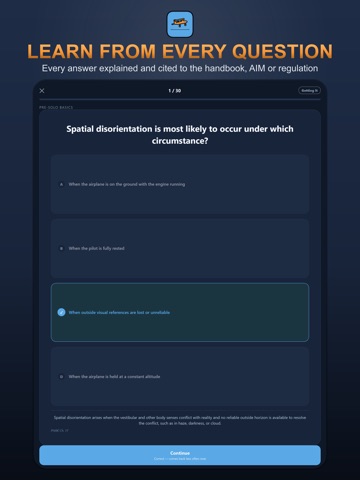 Private Pilot Test Prep: FAA iPad screenshot