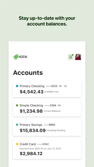 ICCU Mobile Banking screenshot 2