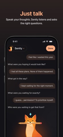 Senity: AI Journal & Diary screenshot