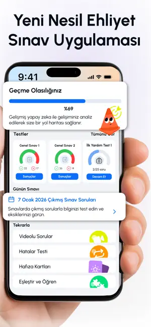 2026 : Ehliyet Sınav Soruları iPhone screenshot 2