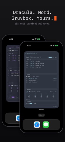 Backtick: Terminal Widgets Screenshot 4 of 6