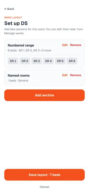 Handover List screenshot 3