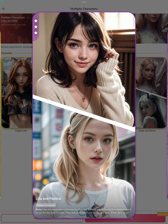 AI Chatter Love iPad screenshot 5 - Entertainment app