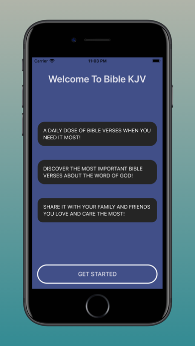 KJV - Bible verse of the day Screenshot