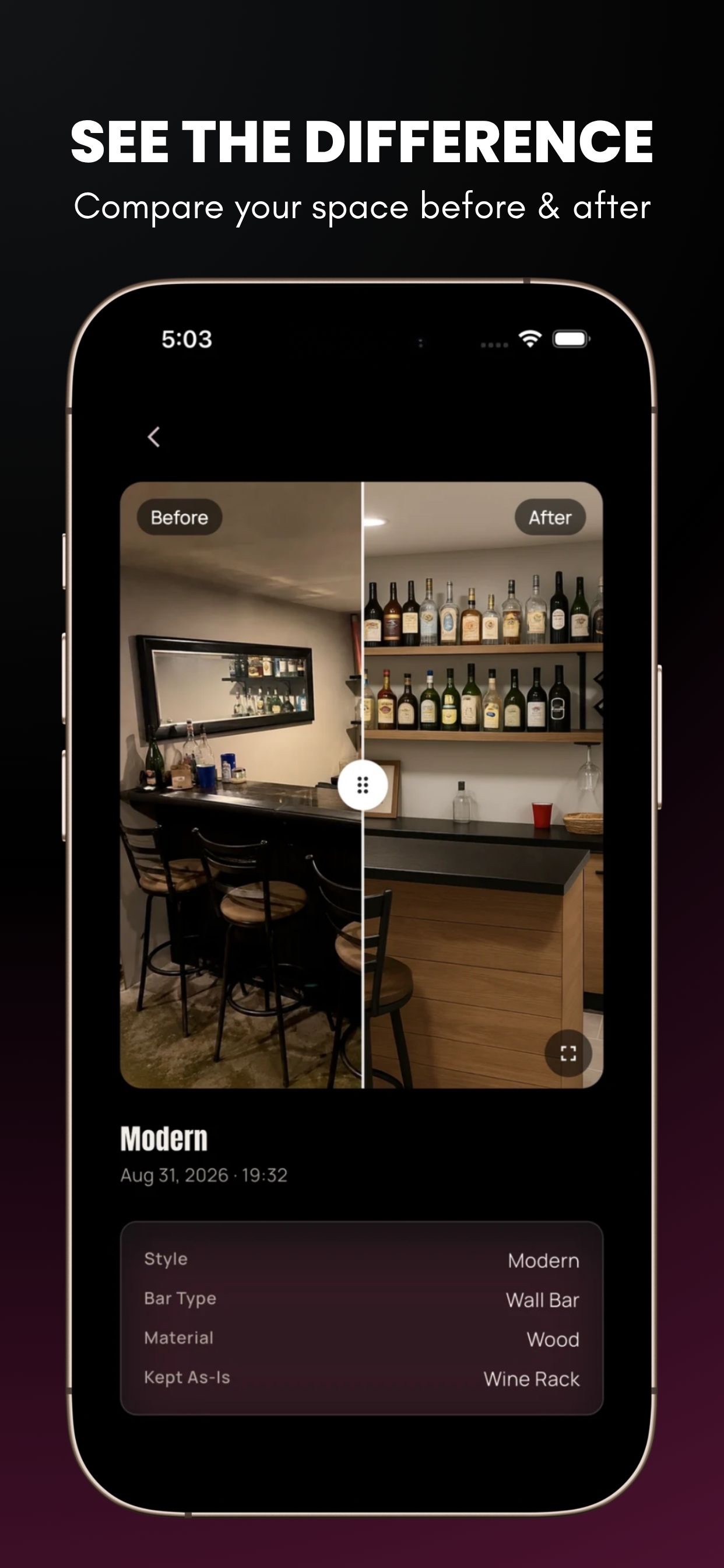 Screenshot 1 of Home Bar AI: Design Studio