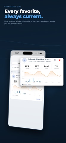 Snoflo: Live Snow & River Map Screenshot 7 of 10