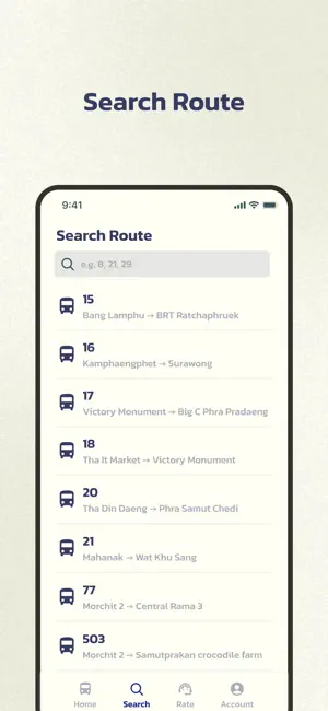 BMTA BUS iPhone screenshot 2