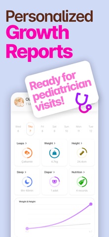 Yuppo: Baby Tracker・Milestones iPhone screenshot 4